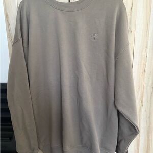 Eterne Women's Beige  Sweatshirt and sweatpants Set ! Will fit XL . SOFT